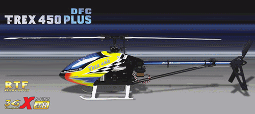 Trex 450 Plus DFC - A Great CP Flybarless 450 Size Helicopter For