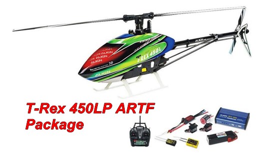 GARTT 450DFC Torque Tube helicopter 6CH 3D for Align Trex 450 Kit