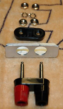 4mm Dual Terminal Mounting Bracket 4mm Dual Terminal Mounting Bracket