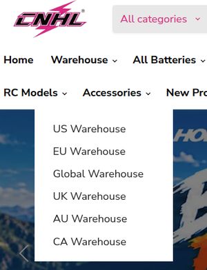 CNHL Worldwide Warehouse Locations