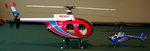 single rotor rc helicopter