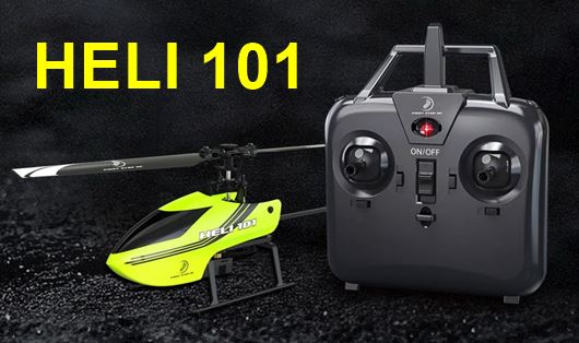 FIRST STEP RC Heli 101 RC Helicopters for Beginner 6 Axis Gyroscope Helicopter Toys for Boys with Remote Control Helicopters-RTF Yellow 