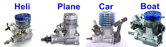 gas powered rc engines