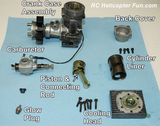 nitro engine parts