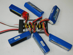 Parallel Charging Six 3S 2200 mAh Packs Using A Para-Board