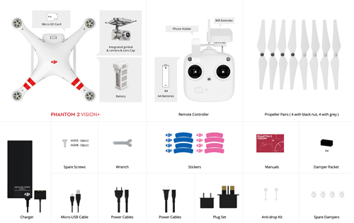 dji phantom 2 weight