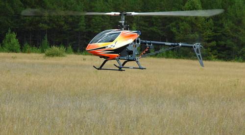 RC Helicopter Entering Ground Effect