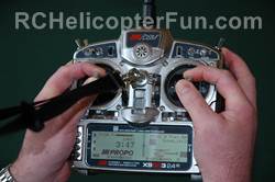 Pinching The Radio Sticks Between Thumb & Forefinger. Pinching The Radio Sticks Between Thumb & Forefinger.