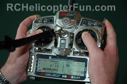 Flying With Thumbs On The Radio Sticks