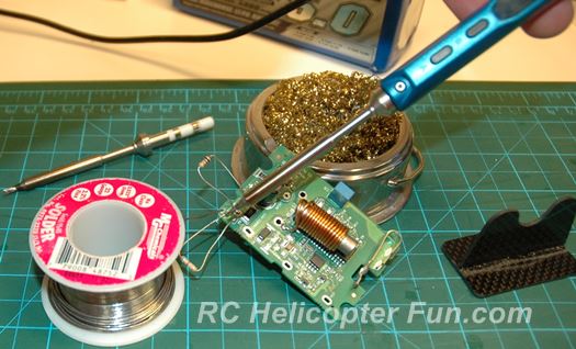 The TS100 Works Well On Small Circuit Boards Up To Large 8AWG RC Wiring & Connectors