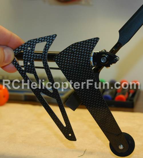 Extended Tail Fin To Protect Tail Rotor During Ground Hover Exercises Extended Tail Fin To Protect Tail Rotor During Ground Hover Exercises