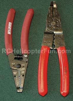 Wire Stripper Set To Cover All Sizes Of RC Wiring