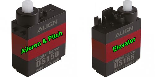 T-Rex 150X DS150 And DS155 Servos