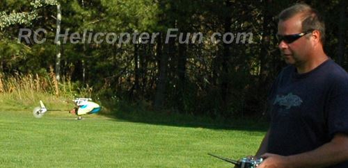 Practicing inverted hovering with T-Rex 150X