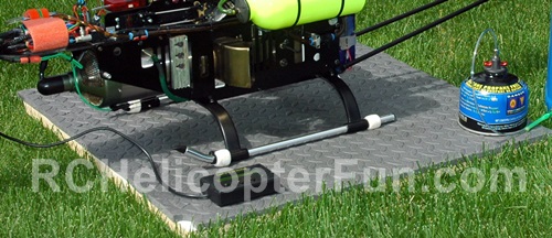 Landing Pad Prevents Turbine Exhaust From Igniting Ground Materials