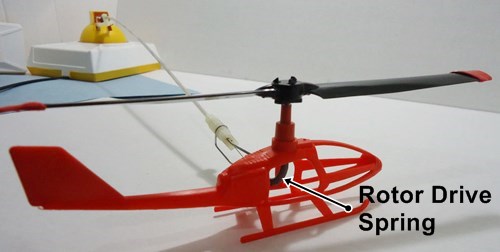 tethered helicopter toy
