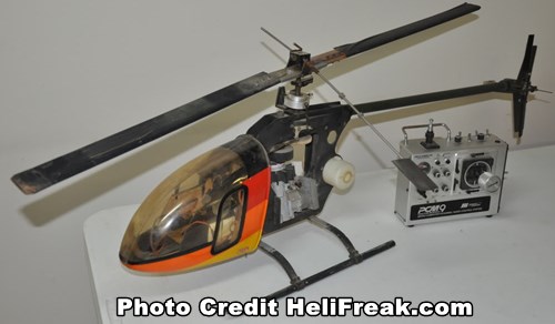 vintage rc helicopter