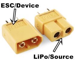 Lipo Battery Connector Chart