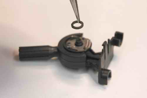 Throttle Stick Halves Pressed Back Together - Don't Forget The Black Spacer