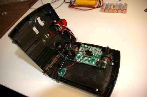 Back of Controller Snapped Open