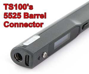 TS100 Soldering Iron 5525 Barrel Power Connector