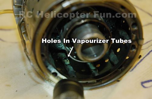 Surprise, Surprise... Holes In Half Of The Vapourizer Tubes